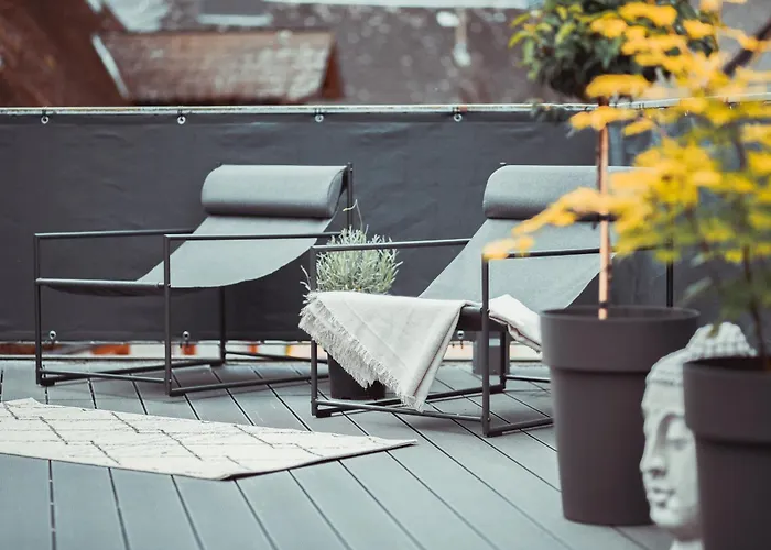 公寓 Exklusive Mosel-fewo In - Grosse Dachterrasse - Netflix - Waschmaschine *