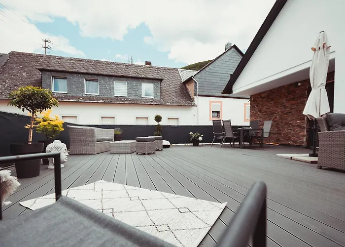 Exklusive Mosel-fewo In - Grosse Dachterrasse - Netflix - Waschmaschine Apartament *